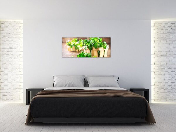 Slika svježe metvice (120x50 cm)