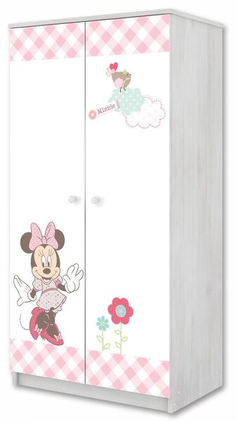 Ormar Minnie Mouse - dekor norveškog bora wardrobe