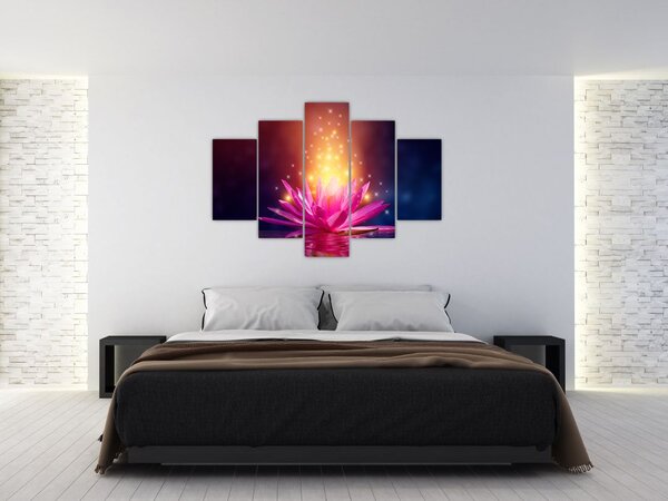 Slika lopoča na vodi (150x105 cm)