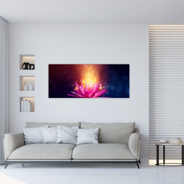 Slika lopoča na vodi (120x50 cm)