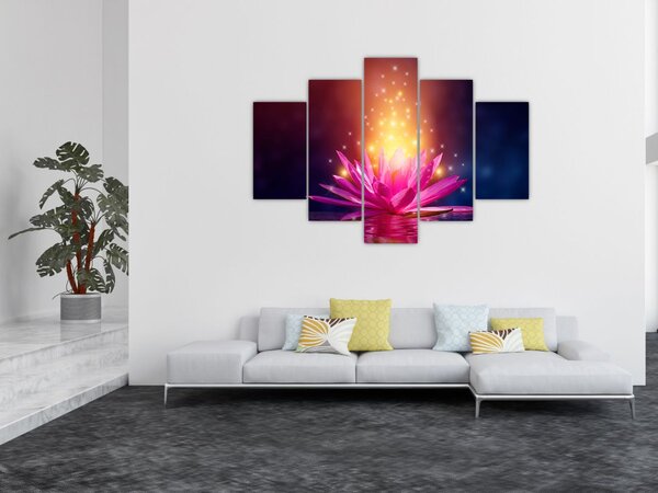 Slika lopoča na vodi (150x105 cm)