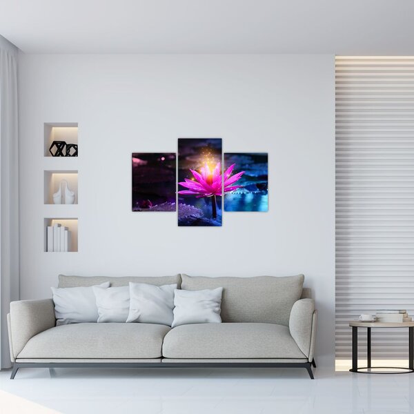 Slika lopoča na vodi (90x60 cm)