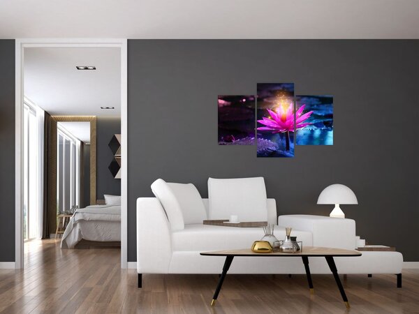 Slika lopoča na vodi (90x60 cm)