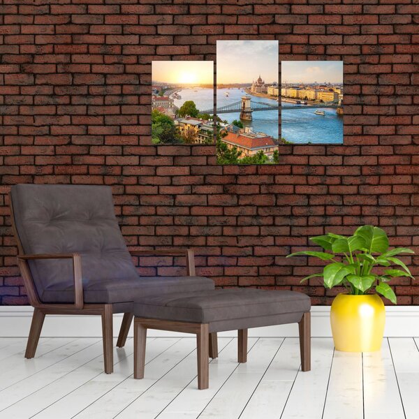 Slika grada Budimpešte s rijekom (90x60 cm)