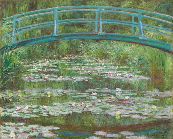 Claude Monet - Reprodukcija umjetnosti The Japanese Footbridge, 1899, (40 x 30 cm)