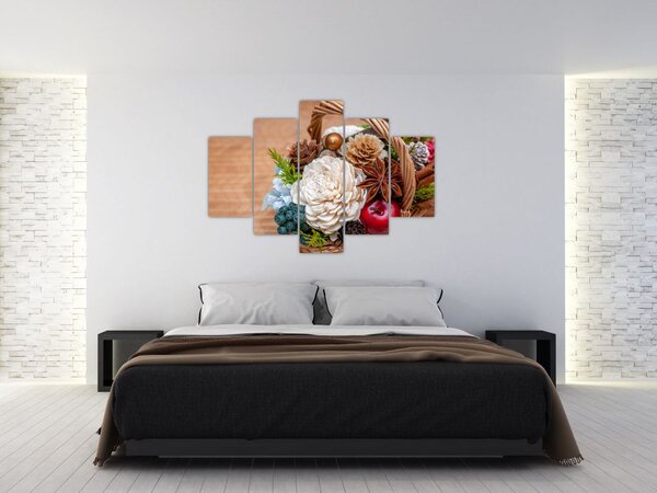 Slika pletene košare (150x105 cm)