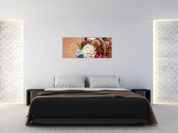 Slika pletene košare (120x50 cm)