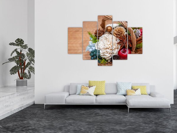Slika pletene košare (150x105 cm)