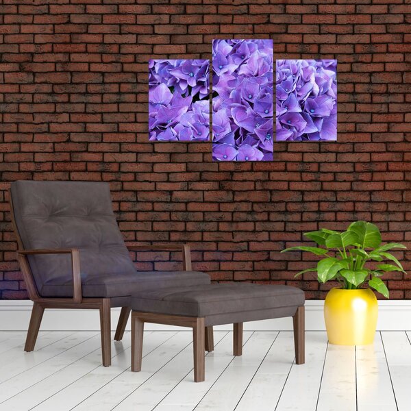Slika ljubičastog cvijeća (90x60 cm)