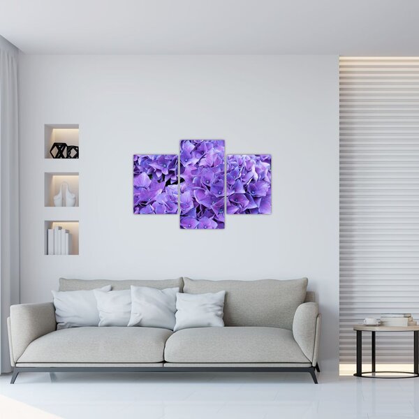 Slika ljubičastog cvijeća (90x60 cm)