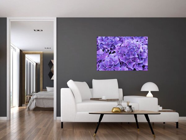 Slika ljubičastog cvijeća (90x60 cm)