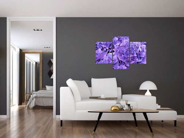 Slika ljubičastog cvijeća (90x60 cm)