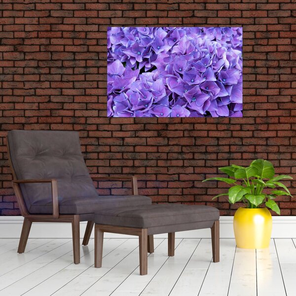 Slika ljubičastog cvijeća (90x60 cm)