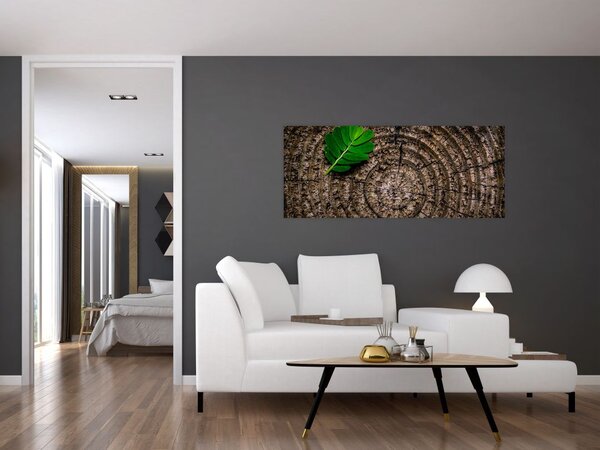 Slika lista na deblu drveta (120x50 cm)