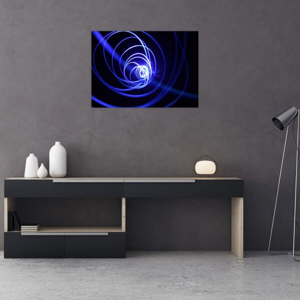 Slika plavih spirala (70x50 cm)