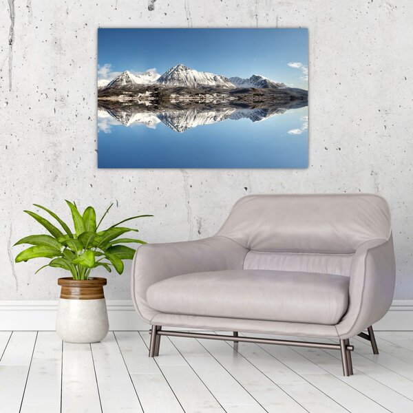 Slika planina i njihov odraz (90x60 cm)