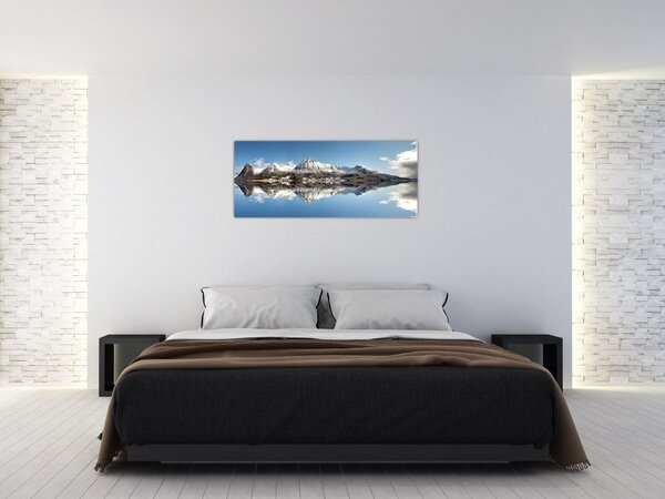 Slika planina i njihov odraz (120x50 cm)