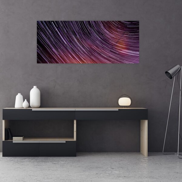 Slika zamagljenih zvijezda na nebu (120x50 cm)