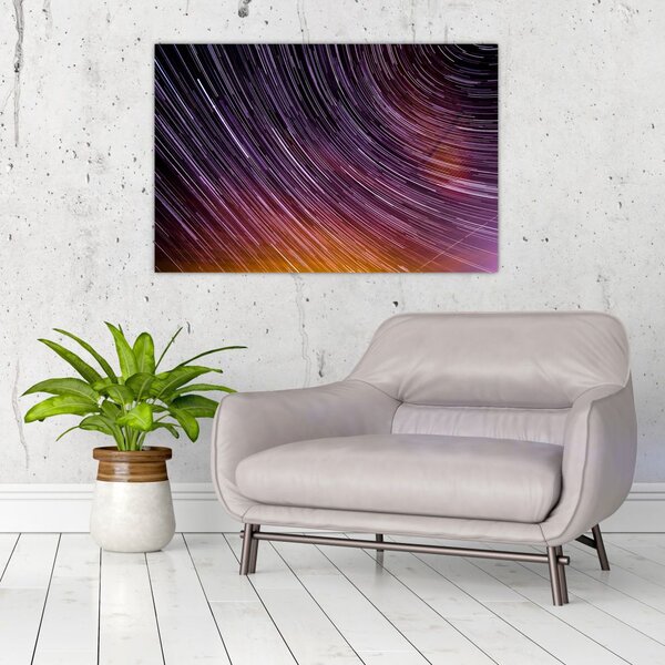Slika zamagljenih zvijezda na nebu (90x60 cm)