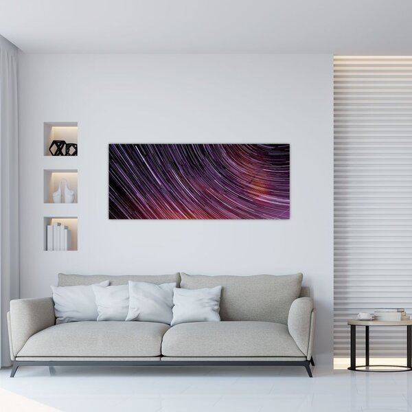 Slika zamagljenih zvijezda na nebu (120x50 cm)