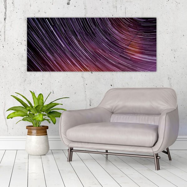 Slika zamagljenih zvijezda na nebu (120x50 cm)