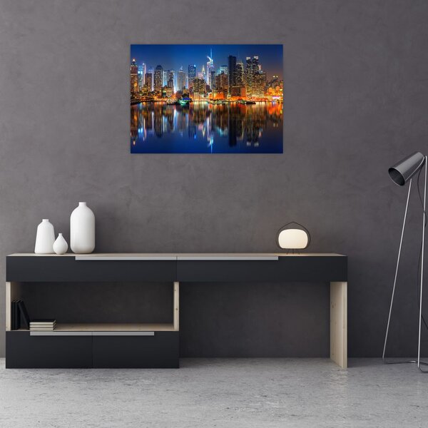 Slika Manhattana noću (70x50 cm)