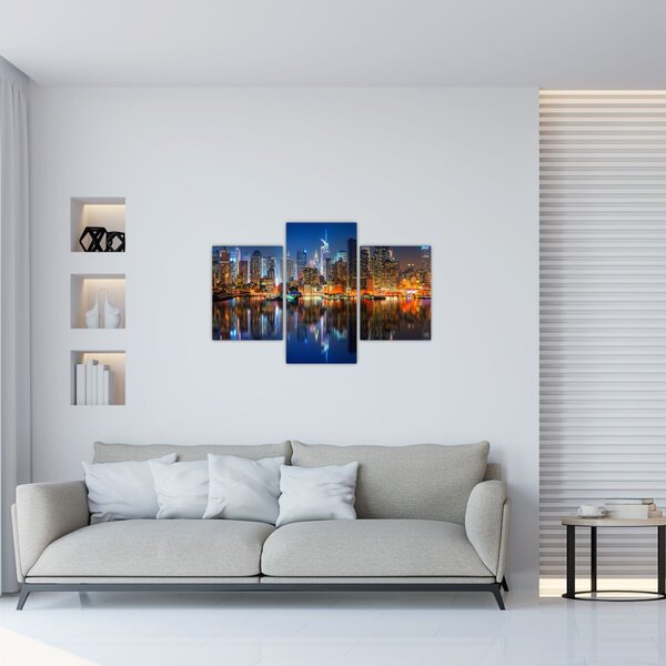 Slika Manhattana noću (90x60 cm)