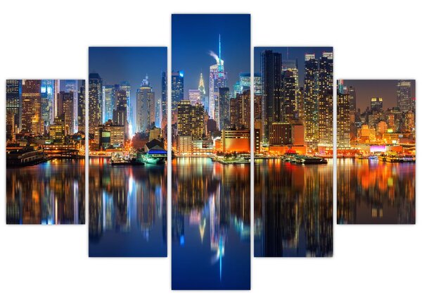 Slika Manhattana noću (150x105 cm)