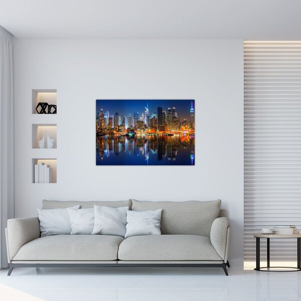Slika Manhattana noću (90x60 cm)
