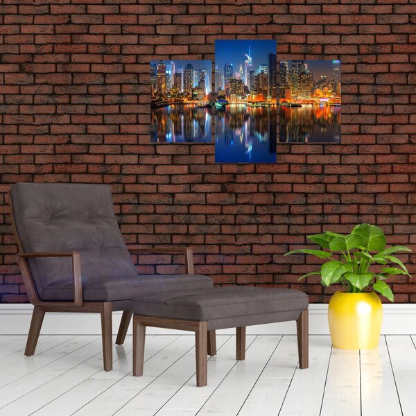 Slika Manhattana noću (90x60 cm)
