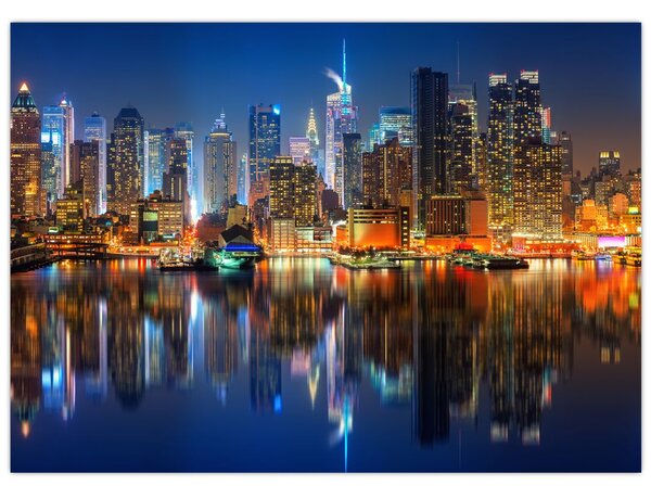 Slika Manhattana noću (70x50 cm)