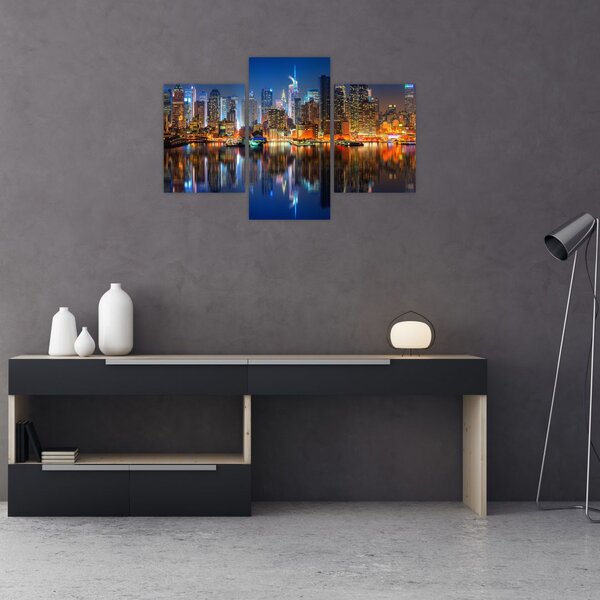 Slika Manhattana noću (90x60 cm)