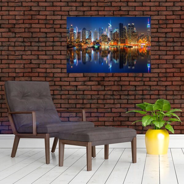 Slika Manhattana noću (90x60 cm)