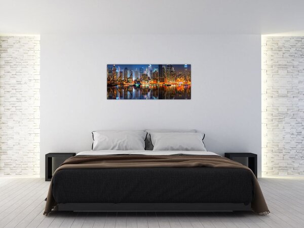 Slika Manhattana noću (120x50 cm)