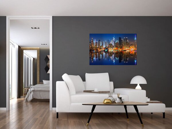 Slika Manhattana noću (90x60 cm)