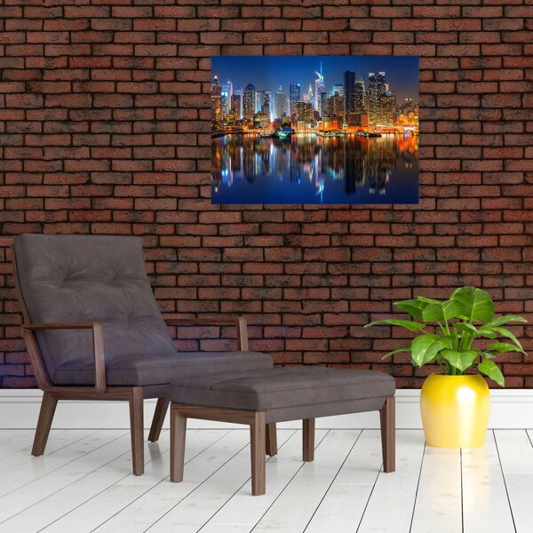 Slika Manhattana noću (70x50 cm)