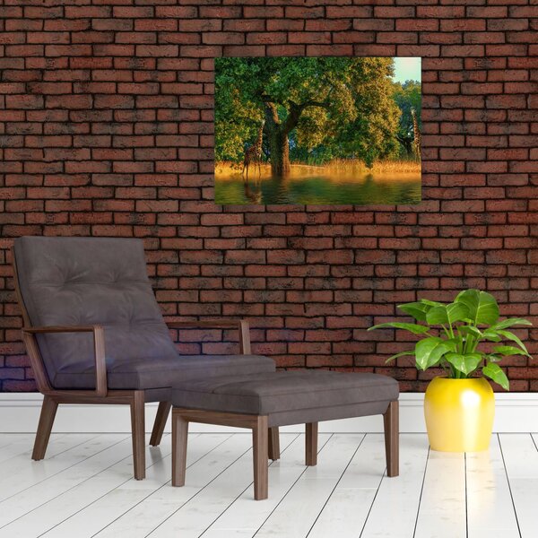 Slika žirafe u divljini (70x50 cm)
