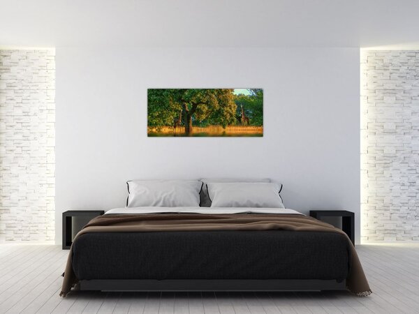 Slika žirafe u divljini (120x50 cm)