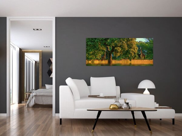 Slika žirafe u divljini (120x50 cm)