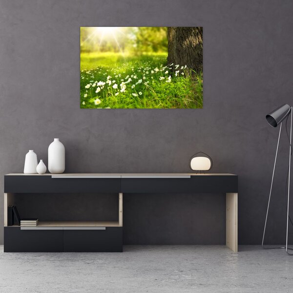 Slika proplanaka i cvijeća (90x60 cm)