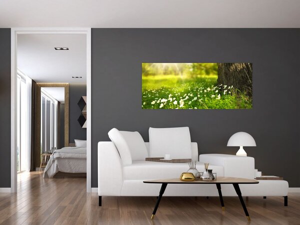 Slika proplanaka i cvijeća (120x50 cm)