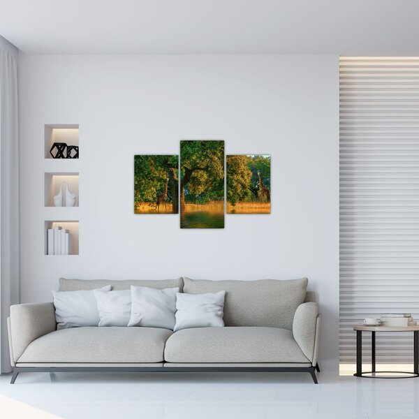 Slika žirafe u divljini (90x60 cm)