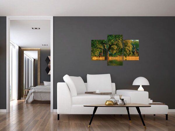 Slika žirafe u divljini (90x60 cm)