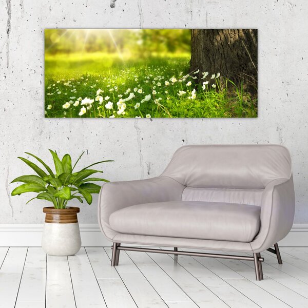 Slika proplanaka i cvijeća (120x50 cm)