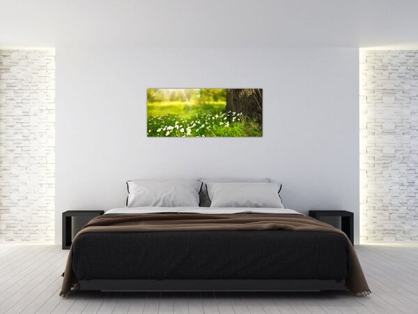 Slika proplanaka i cvijeća (120x50 cm)