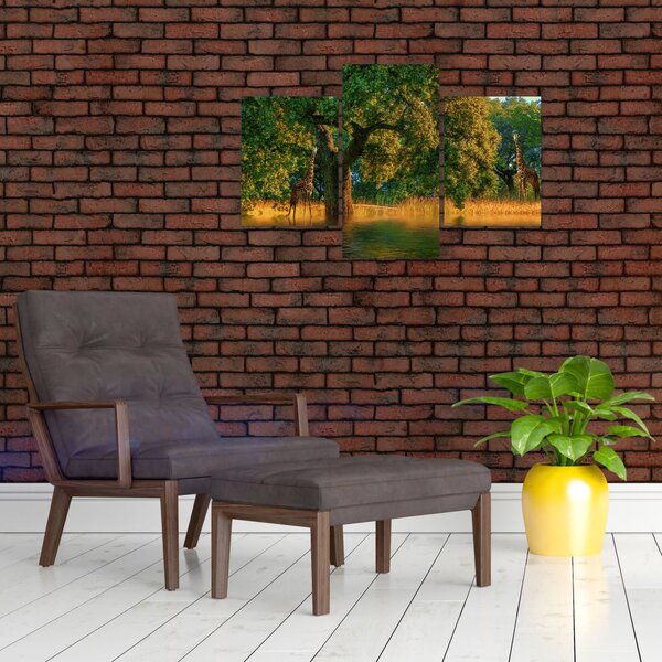 Slika žirafe u divljini (90x60 cm)