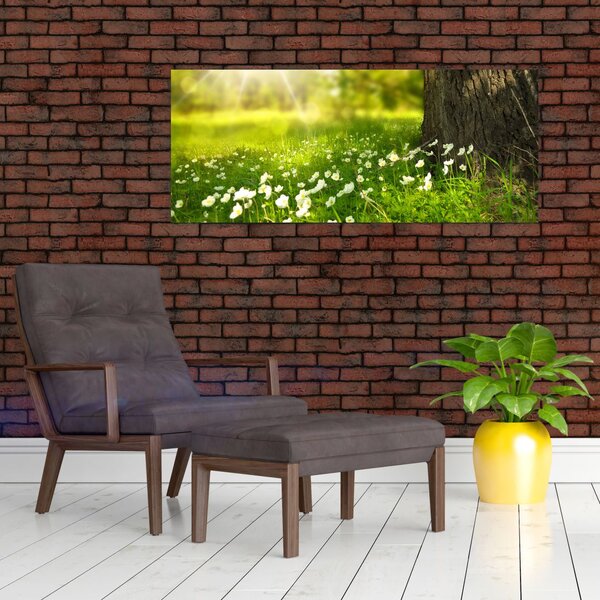 Slika proplanaka i cvijeća (120x50 cm)
