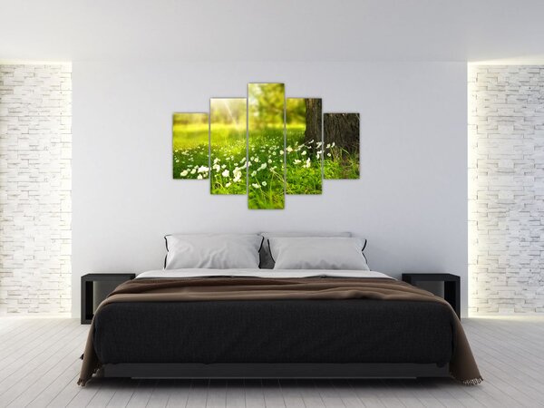 Slika proplanaka i cvijeća (150x105 cm)