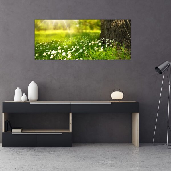 Slika proplanaka i cvijeća (120x50 cm)