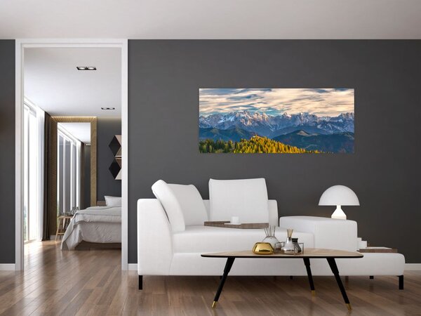Slika - planinska panorama (120x50 cm)